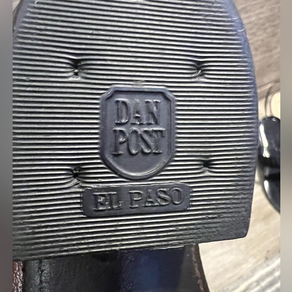 Dan Post cowgirl boots Brown size 6 1/2 Preowned Great Condition - Picture 2 of 12